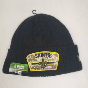 New Orleans Saints 2021 Salute To Service Cuffed Knit Beanie Hat MM2